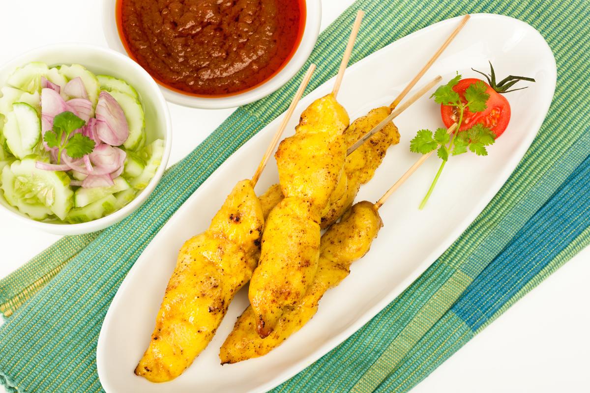 Brochettes Satay Poulet